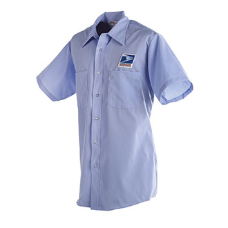 <br>(Men's USPS Letter Carrier Short Sleeve Shirt