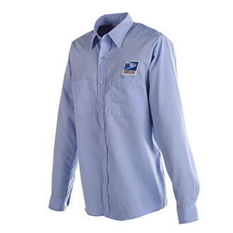 <br>(Men's USPS Letter Carrier Long Sleeve Shirt