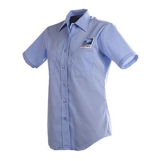 <br>(Ladies' USPS Letter Carrier Uniform Short Sleeve Shirt